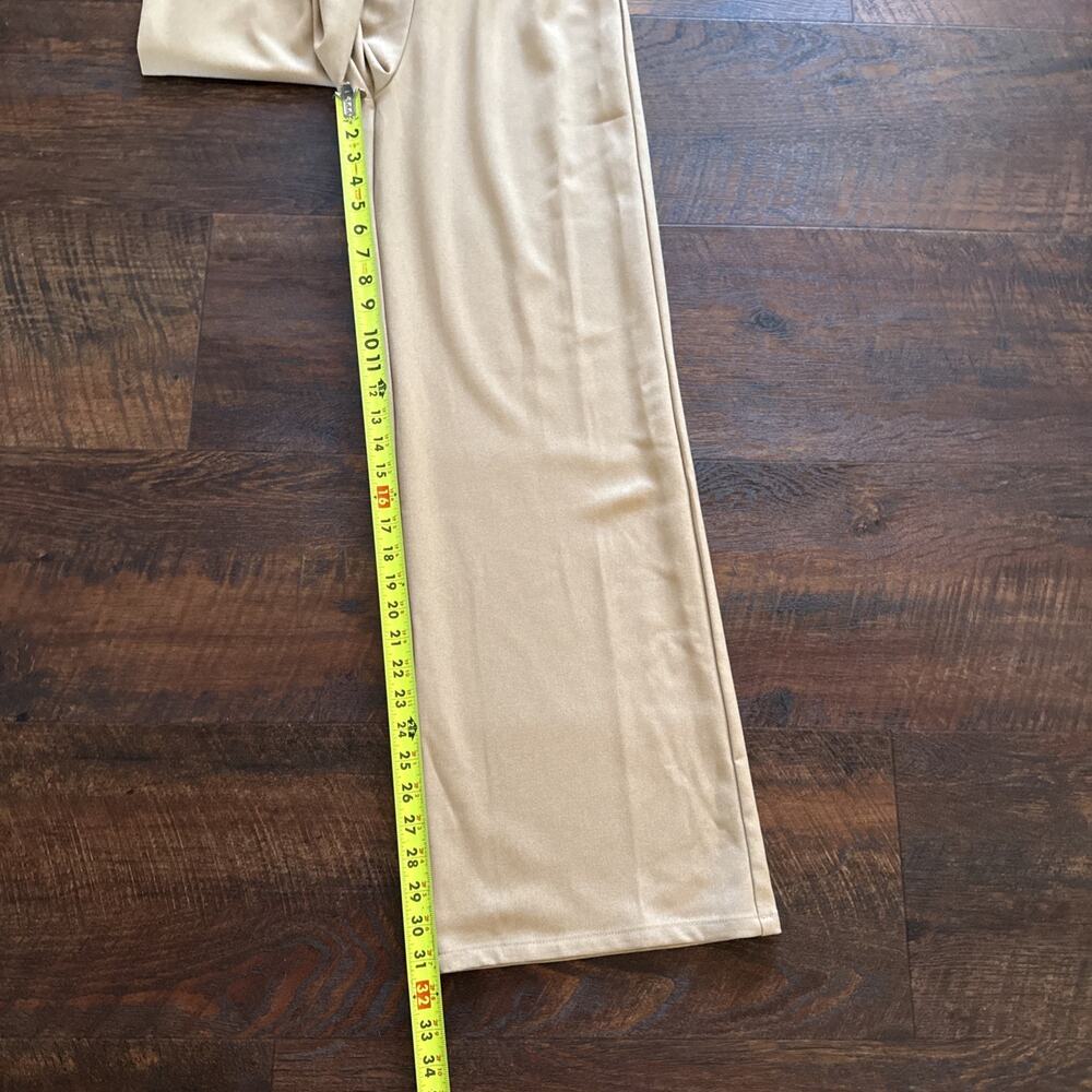 ODD MUSE Ultimate Muse Wide Leg Sleeveless Jumpsuit Camel Chic Size Medium New - Picture 11 of 13